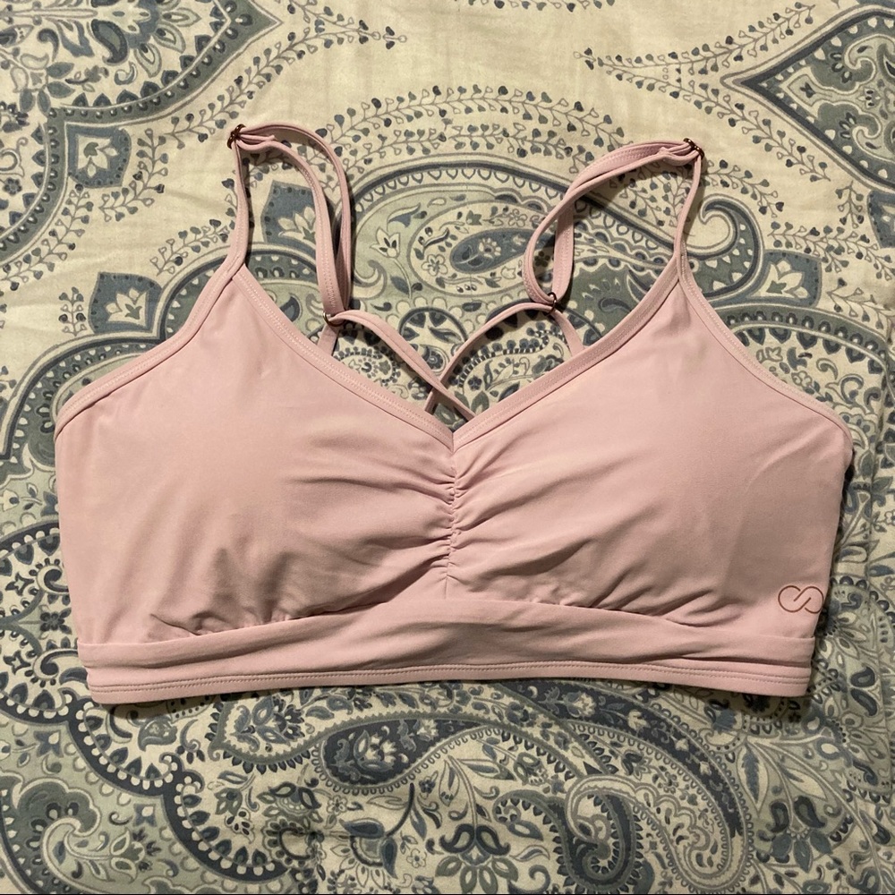 CALIA by Carrie Underwood Women's Cross Back Bikini Top